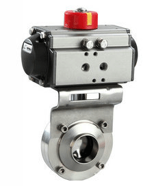 氣動衛生*對焊蝶閥